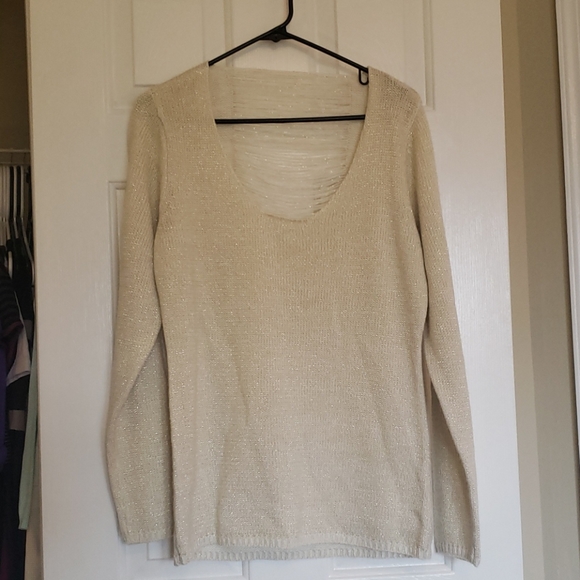 Dots Tops - Womens Sweater with cut out back
